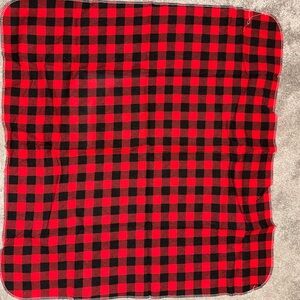Red and Black Checkered Scarf